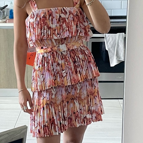 Acler Eliot pleated Mini dress - Picture 3 of 5